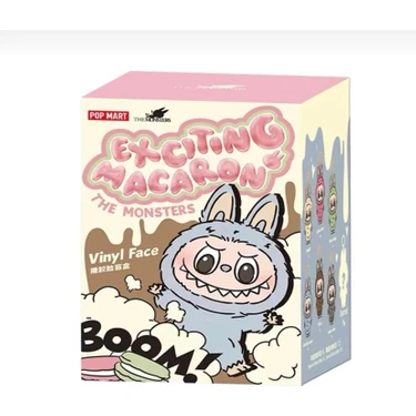 THE MONSTERS LABUBU Exciting Macaron 2箱 DMR Accessoire 1 Adet Labubu Exciting Macaron Serisi Sürpriz Fiyatı