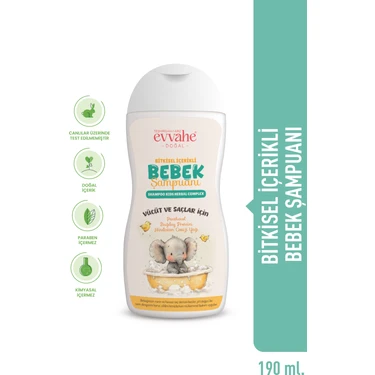 Bitkisel Içerikli Bebek Şampuanı (190