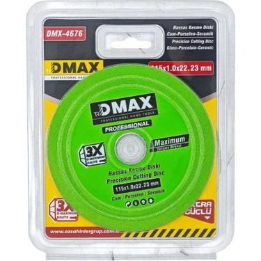 Dmax DMX4676 Hassas Kesme Diski 115 mm x 1.0 mm x 22-23 mm Fiyatı
