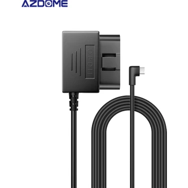 Azdome Obd Hardwire Kit Type-C Port – Park Modu Destekli, 12V-24V Araç Güç Adaptörü (M300, M550,