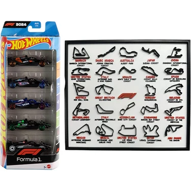 Formula 1 Hediyelik Set - Hot Wheels Formula 1 5'li Araba Fiyatı