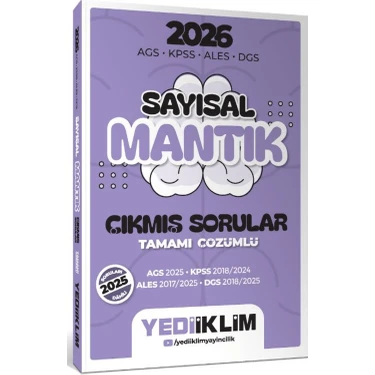Yediiklim 2026 Ags Kpss Ales Dgs Sayısal Mantık Tamamı Çözümlü Çıkmış