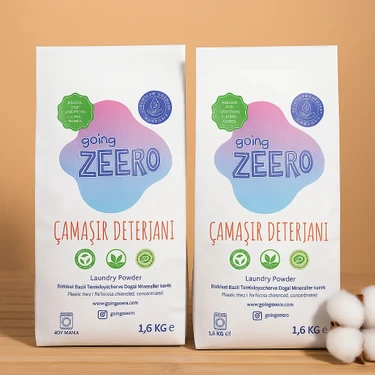 Going Zeero Çamaşır Makinesi Deterjanı - 2'li Ekonomik Paket - 80