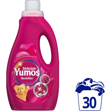 Yumoş Sıvı Bakım Deterjanı Renkli 30 Yıkama 1500