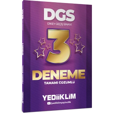 Yediiklim 2026 DGS 3 Yıldız Deneme Çözümlü Yediiklim
