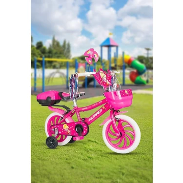 Flipper 15 Jant Pembe Kız Çocuk Bisikleti Vitessiz Eğlenceli Ve Güvenli