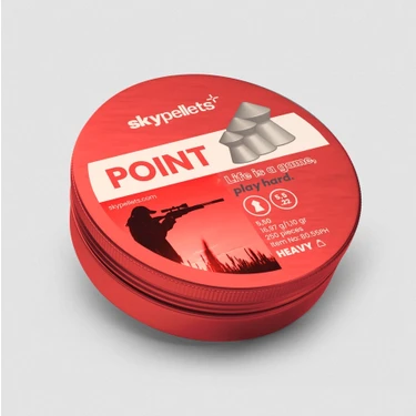 Skypellets 5.5mm Heavy Point 16.97G/1.10GR 250 Adet