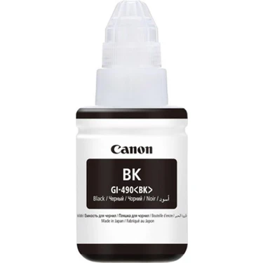 Canon GI-490BK Black Siyah Şişe Mürekkep