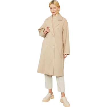 Kadın Oversize Astarsız Kaşe