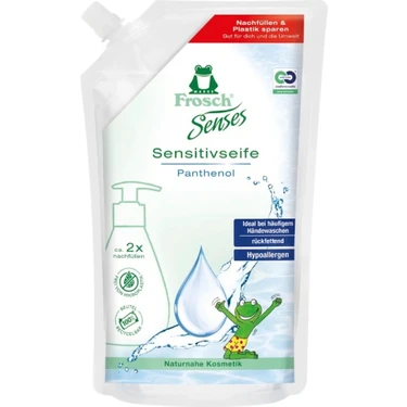 Frosch Panthenol Hassas Sıvı Sabun 300 ML Renksiz, Vegan + Fiyatı