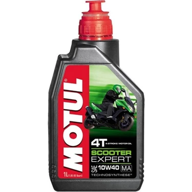Motul Scooter Expert 4T 10W40 MA Motor Yağı 1 L – 4 Zamanlı Scooter Motorları için Yüksek