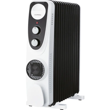 Luxell LUX13-FP-BW 2900 Watt Turbo Fanlı 13 Dilim Yağlı Radyatör Aşırı Isınma Koruması
