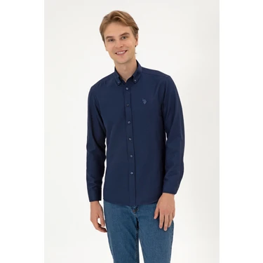 U.s. Polo Assn. Erkek Lacivert Gömlek Basic