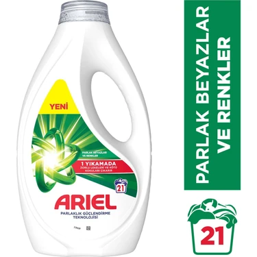 Ariel Sıvı Çamaşır Deterjanı Beyazlar ve Renkliler 21