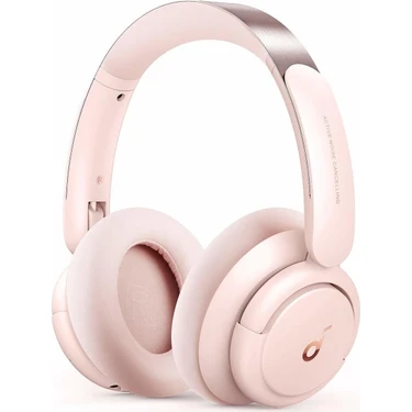 Anker Soundcore Q30 Kulak Üstü Bluetooth Kulaklık, Hibrit Aktif Gürültü Engelleme, Pembe -