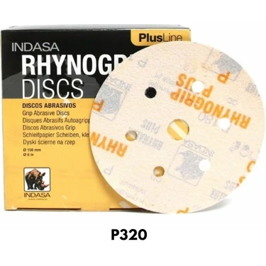 Indasa Discs Plus Line 7 Delik Yuvarlak Cırtlı Disk Zımpara Fiyatı