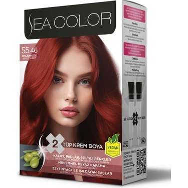 SEA COLOR 55.46 Amazon Kızılı Set Boya