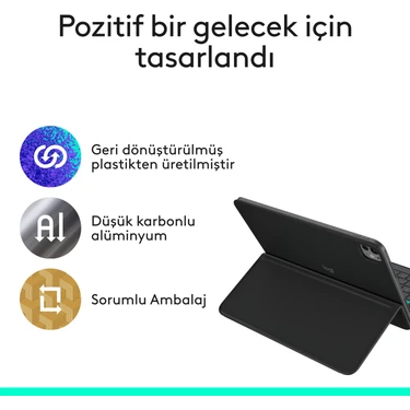 Logitech Flip Folio iPad Pro 13 Inç (M4), iPad Air 13 Inç Fiyatı