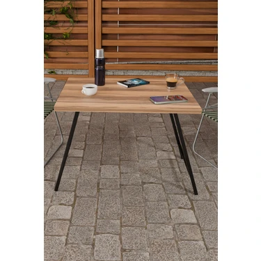 Steel Design Metal Ayaklı Katlanır Kamp Balkon Bahçe Piknik Masa