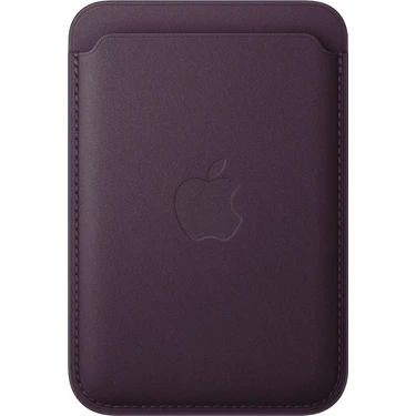 iPhone ile Uyumlu Magsafe Destekli Logolu Suni Deri Cüzdan