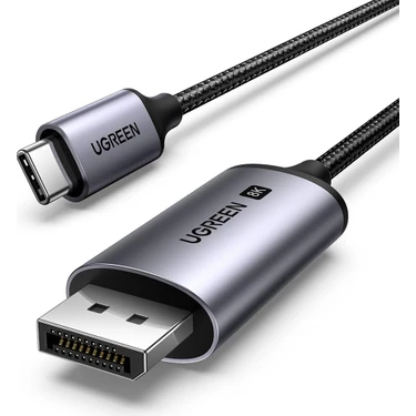 Ugreen 25158 CM556 8k 60Hz 4K 240Hz V1.4 Usb-C To Displayport Görüntü ve Ses Aktarım Kablosu 2