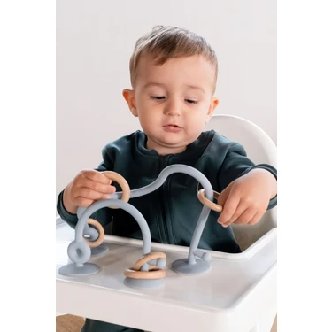Silikon Eğitici Mama Sandalyesi Oyuncağı