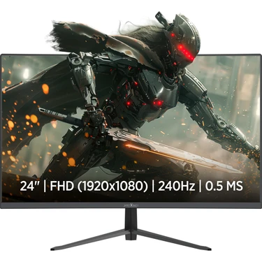 James Donkey Rion R40 24'' 240Hz 0.5ms Fhd Va Panel Gaming Monitör (Sıfır Ölü Piksel