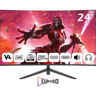 Npc MD240K-V181 24 Inç 170Hz VA Panel Fullhd Oyuncu Monitörü 1920 x 1080