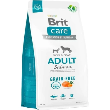 Brit Care Tahılsız Somonlu Köpek Maması 12 kg Yetişkin Köpekler İçin Süper Premium Somon