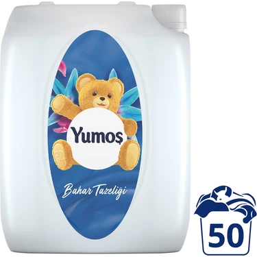 Yumoş 5 Lt Çamaşır Yumuşatıcısı Bahar Tazeliği ile 50 Yıkama Yumuşaklık Avantajı