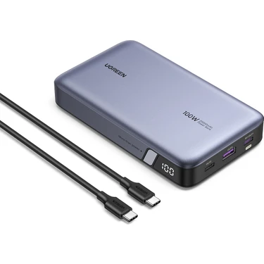 Ugreen 20.000 Mah 100W Pd Hızlı Şarj Powerbank 2xusb-C, 1xusb-A -