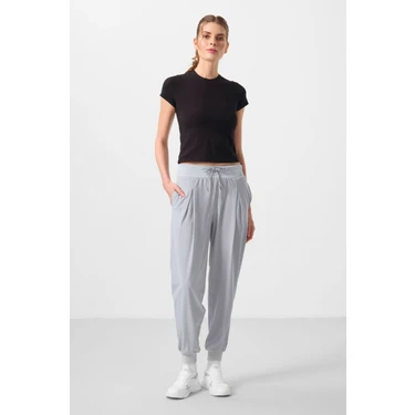 Tommy Life Taş Cepli Standart Kalıp Kadın Yoga Pantolon -