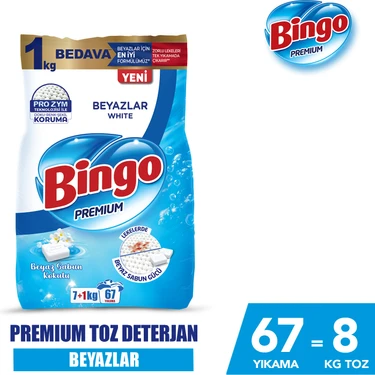 Bingo Matik Premium Toz Deterjan 8 kg