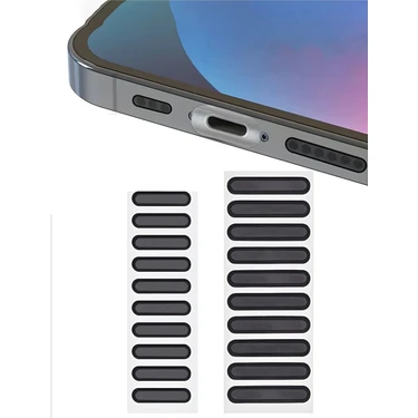 20 Adet Cep Telefonu Hoparlör Toz Önleyici Koruma Sticker Iphone Samsung Xiaomi Toz