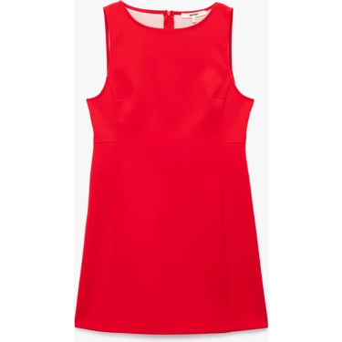 Slim Fit Kolsuz Bisiklet Yaka Mini
