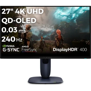 Dell Alienware AW2725Q 27 3840X2160 UHD 240Hz 0.03 Ms HDMI Fiyatı Dell Alienware AW2725Q 27 3840X2160 UHD 240Hz 0.03 Ms HDMI Fiyatı