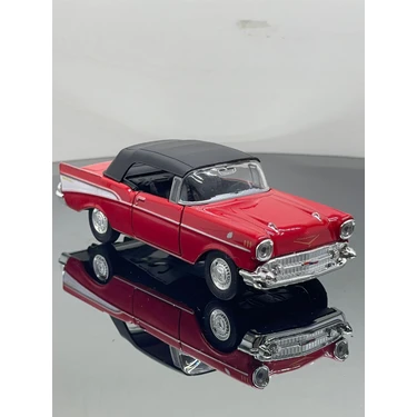1.36 Ölçek Chevrolet Bel Air 1957 Klasik Metal Oyuncak Araba Fiyatı
