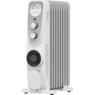 Luxell LUX09-FP-WG 2400 Watt Turbo Fanlı 9 Dilim Yağlı Radyatör Aşırı Isınma Koruması