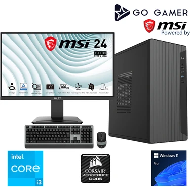 Go Gamer S112D Intel Core I3 13100 16GB Ddr5 5200MHZ 1tb SSD Fiyatı