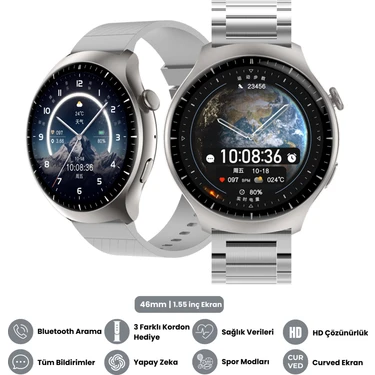 Harvox Watch Hx-4 Pro Akıllı Saat Apple iPhone ve Android Tüm Telefonlara