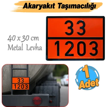 Metal 40X30 cm Levha ( 1 Adet ) 33-1203 Akaryakıt Tehlikeli Fiyatı
