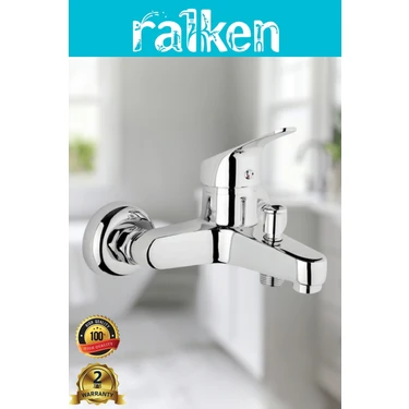 Krom Banyo Duş Bataryası Musluğu - %100 Pirinç, Paslanmaz, Ağır