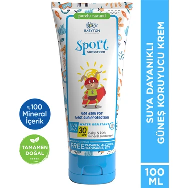 Babyton Bebek & Çocuk Suya Dayanıklı Güneş