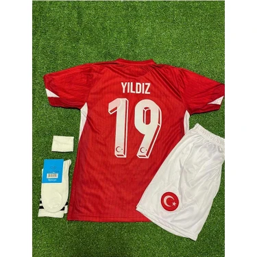 Türkiye Euro 2024 Kenan Yıldız Iç Saha Çocuk Forması 4'lü Set