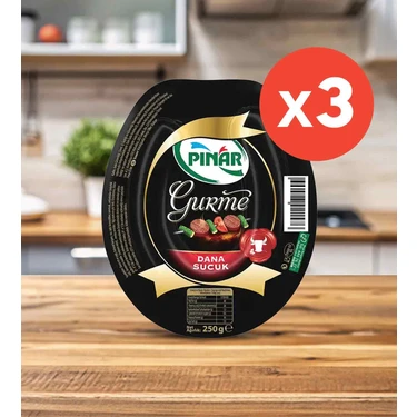 Pınar Gurme Sucuk 250 g x 3