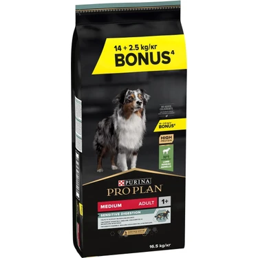 Pro Plan Medium Adult Kuzu Etli Köpek Maması - 16,5