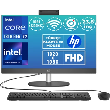 Hp Proone 240 G10 Intel Core I7-1355U 32GB 1tb SSD Windows 11 Pro 23.8" Fhd All In One Bilgisayar