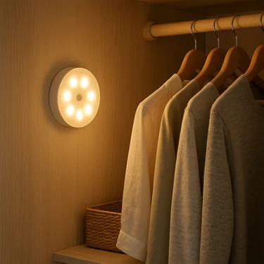 Homing Hareket Sensörlü 241953 Mıknatıslı LED Işık Modern Stil İç Mekan Her Yöne Işık