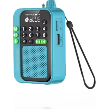UltraTekno C9 Bluetooth Şarjlı Radyo USB & Tf Kart Okuyucu Deprem Çantasına Uygun Fm