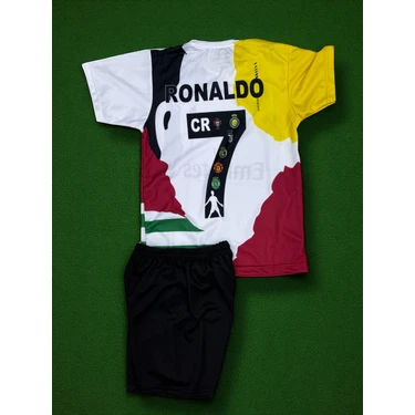 North Stand Ronaldo Tüm Takımlar Karışık İmzalı Özel Mix CR7 Çocuk Forma